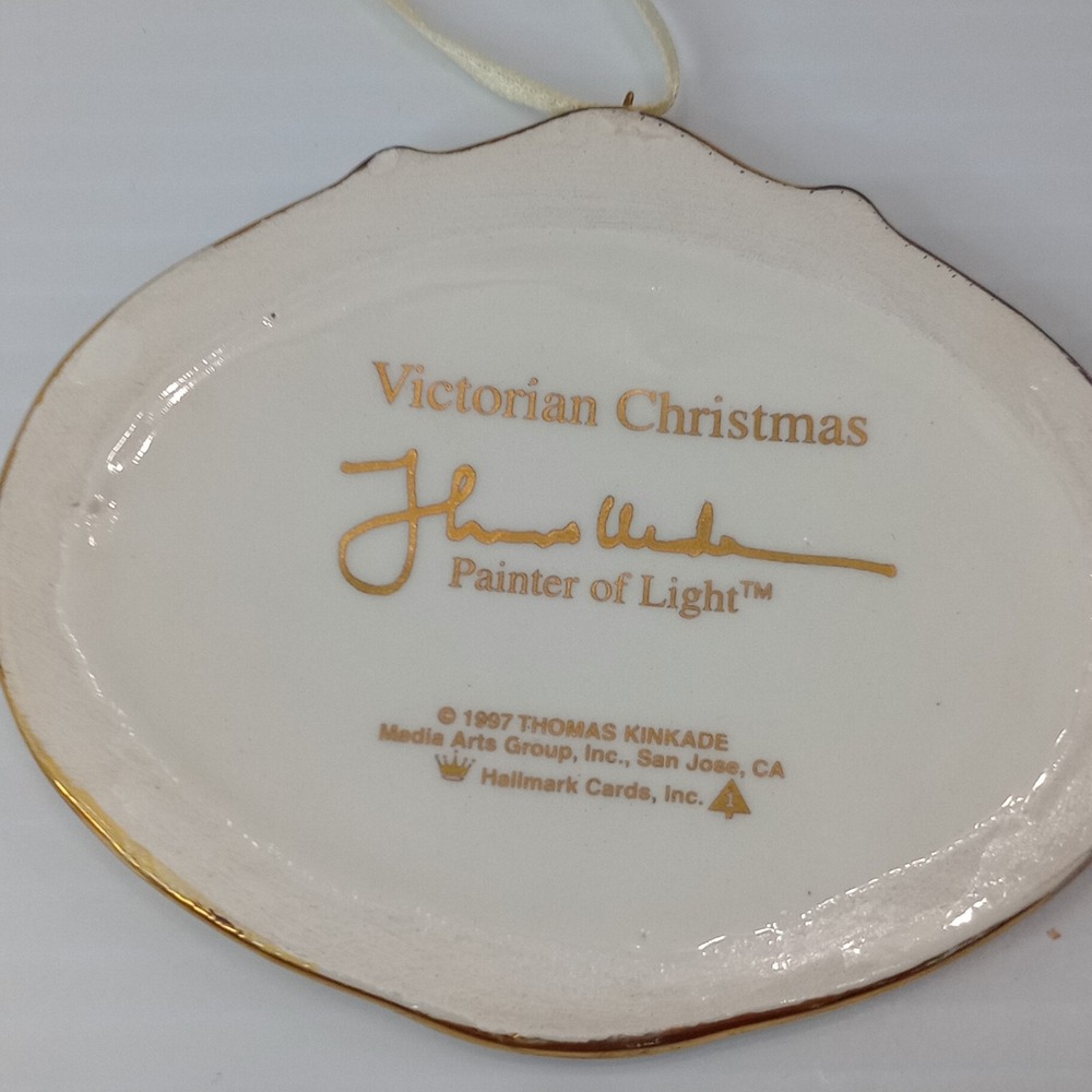 Hallmark Keepsake Ornament 1997 Thomas Kinkade Victorian Christmas 1st Series - Picture 4 of 6